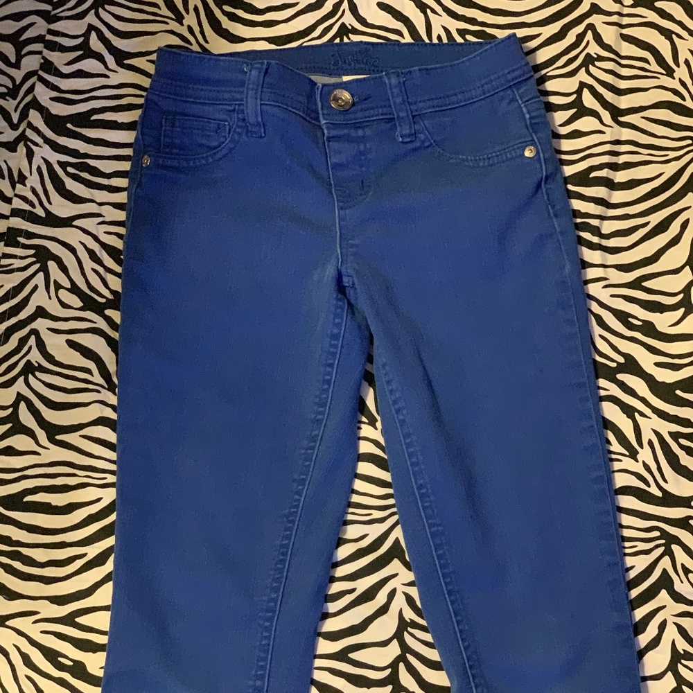 Justice Girls Blue Capri Pants